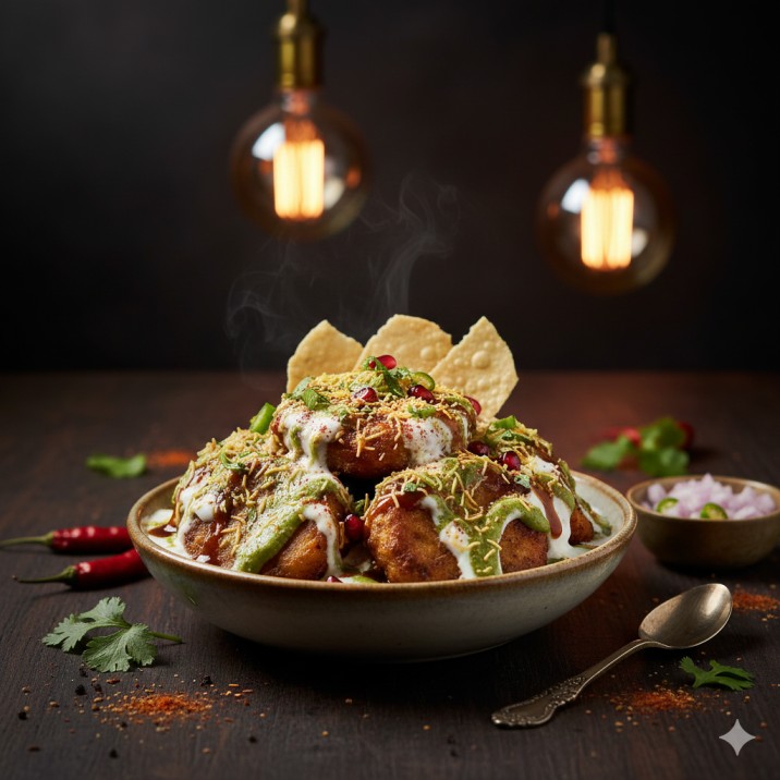 Aloo Tikki Chaat